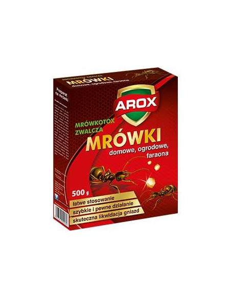 AROX MRÓWKOTOX Preparat na mrówki domowe, ogrodowe i faraona, 120 g