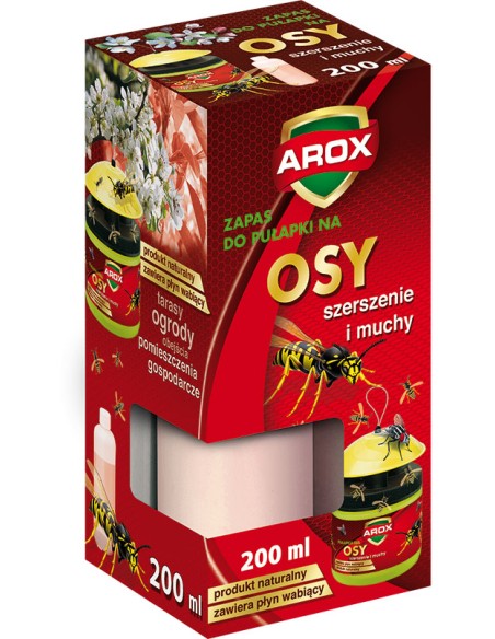 AROX Pułapka na osy, szerszenie i muchy, 1 szt zapas