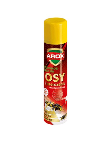 AROX MUCHOMOR Spray na osy i szerszenie, likwiduje gniazda, 400 ml