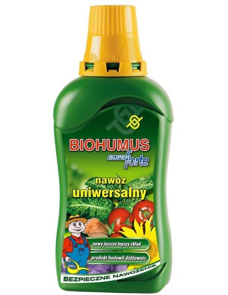 AGRECOL BIOHUMUS SUPER FORTE Nawóz uniwersalny DO ROŚLIN DOMOWYCH, BALKONOWYCH I OGRODOWYCH, 350 ml