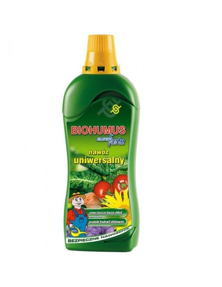 AGRECOL BIOHUMUS SUPER FORTE Nawóz uniwersalny DO ROŚLIN DOMOWYCH, BALKONOWYCH I OGRODOWYCH, 1.2 l
