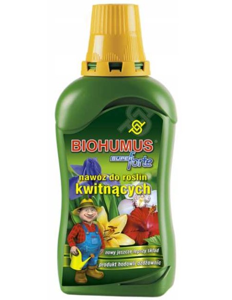 AGRECOL BIOHUMUS SUPER FORTE Nawóz uniwersalny DO ROŚLIN KWITNĄCYCH, 350 ml
