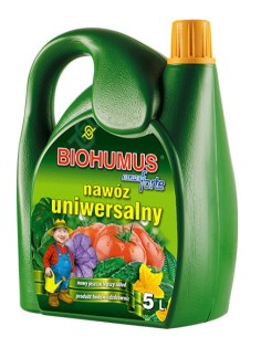 AGRECOL BIOHUMUS SUPER FORTE Nawóz uniwersalny DO ROŚLIN DOMOWYCH, BALKONOWYCH I OGRODOWYCH, 5 l