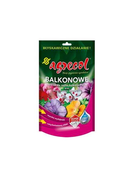 AGRECOL Nawóz DO ROŚLIN BALKONOWYCH I OGRODOWYCH, 250 g
