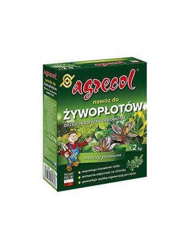 AGRECOL Nawóz DO ŻYWOPŁOTÓW, DRZEW I KRZEWÓW OZDOBNYCH, 1.2 kg