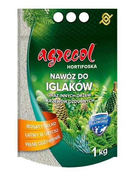 AGRECOL HORTIFOSKA Nawóz granulowany DO IGLAKÓW, 1 kg