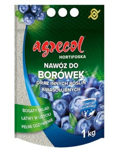 AGRECOL HORTIFOSKA Nawóz granulowany DO BORÓWEK, 1 kg