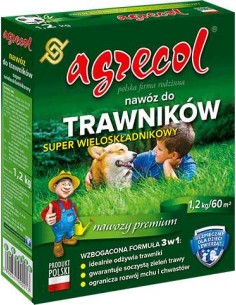 AGRECOL Nawóz DO TRAWNIKÓW SUPER WIELOSKŁADNIKOWY, 1.2 kg