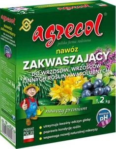 AGRECOL Nawóz zakwaszający DO WRZOSÓW, WRZOŚCÓW I INNYCH ROŚLIN KWASOLUBNYCH, 1.2 kg