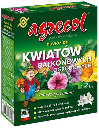 AGRECOL Nawóz DO KWIATÓW BALKONOWYCH I OGRODOWYCH, 1.2 kg