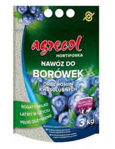 AGRECOL HORTIFOSKA Nawóz granulowany DO BORÓWEK, 3 kg