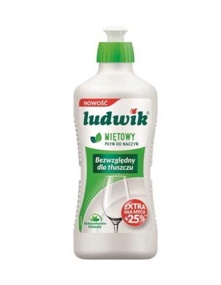 LUDWIK Płyn do mycia naczyń MIĘTOWY, 450 g