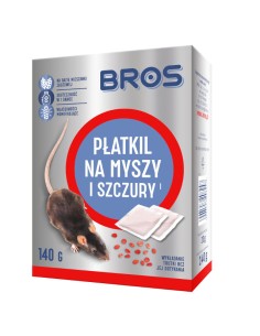 BROS Płatki na mysz i szczury, 140 g