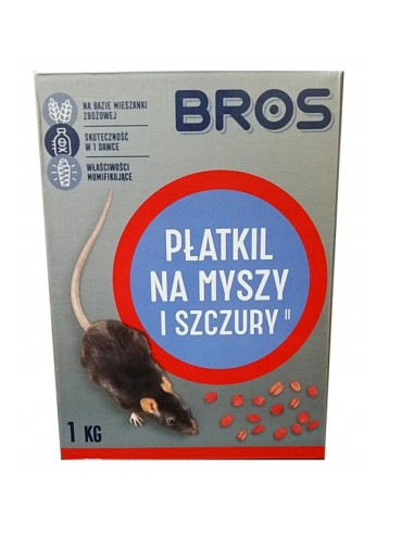 BROS Płatki na myszy i szczury, 1 kg 