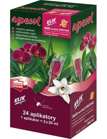 AGRECOL DUO ORCHID STRONG Odżywka DO STORCZYKÓW, 24 x 40 ml