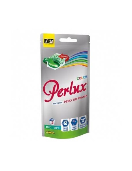 PERLUX 2w1 Kapsułki do prania DO KOLORU, 2 szt