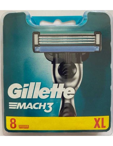 GILLETTE MACH 3 wkłady do maszynek do golenia, 8 szt./1 opak