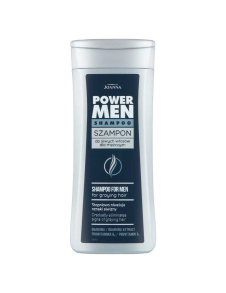 JOANNA POWER MEN Szampon DO WŁOSÓW SIWYCH, 200 ml
