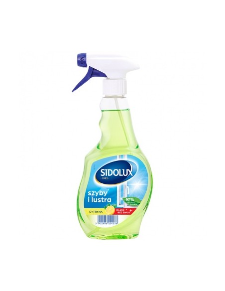 SIDOLUX CRYSTAL  Płyn do mycia szyb LEMON, 500 ml