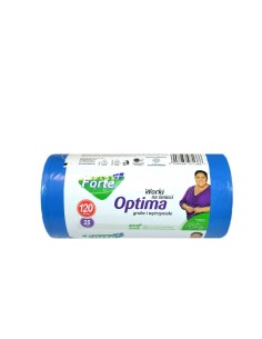 FORTE+ OPTIMA Worki na śmieci NIEBIESKIE 120 l, 25 szt