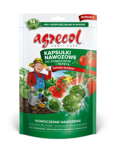 AGRECOL Nawóz w kapsułkach DO POMIDORÓW I PAPRYKI, 14 szt