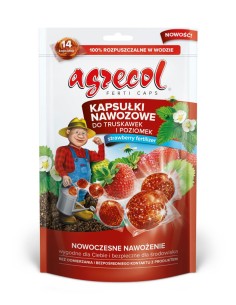 AGRECOL Nawóz w kapsułkach DO TRUSKAWEK I POZIOMEK, 14 szt