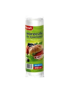 PACLAN Woreczki do żywności 20x30 cm, 250 szt