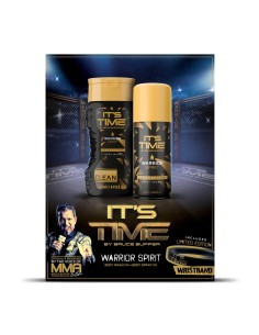 IT'S TIME  Dezodorant do ciała w sprayu 150 ml + żel pod prysznic 250 ml WARRIOR SPIRIT, zestaw