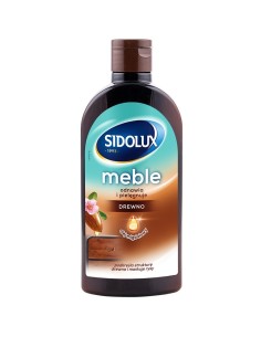 SIDOLUX Mleczko do pielęgnacji mebli drewnianych Z OLEJEM MIGDAŁOWYM, 300 ml