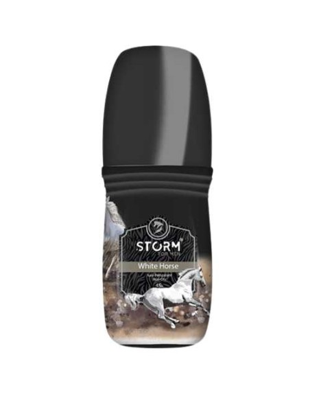 STORM MEN Antyperspirant do ciała roll-on WHITE HORSE, 50 ml