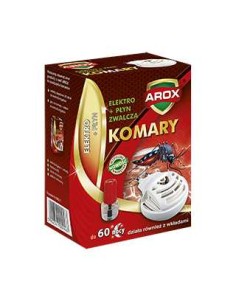 AROX Elektrofumigator NA KOMARY płyn + urządzenie, 60 nocy