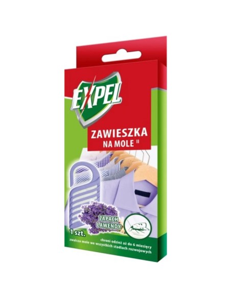 EXPEL Zawieszka na mole LAWENDA, 1 szt