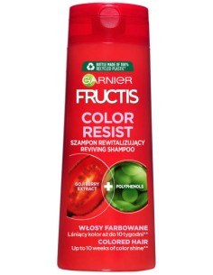 GARNIER FRUCTIS COLOR RESIST Szampon do włosów FARBOWANE I Z PASEMKAMI, 250 ml
