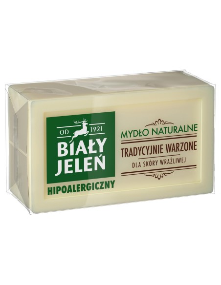 BIAŁY JELEŃ Mydło hipoalergiczne NATURALNE, 150 g