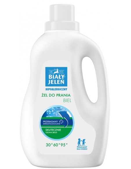 BIAŁY JELEŃ Żel do prania hipoalergiczny BIEL 18 prań, 1,5 l