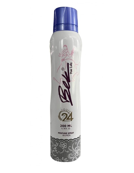 BEK WOMEN Dezodorant do ciała spray PINK LADY, 200 ml
