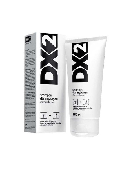  DX2 Szampon do włosów dla mężczyzn PRZECIWŁUPIEŻOWY, 150 ml