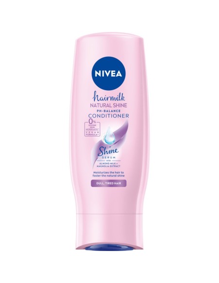 NIVEA HAIRMILK NATURAL SHINE Odżywka do włosów PIELĘGNUJĄCA, 200 ml