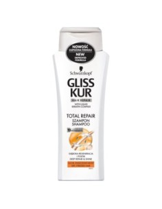 GLISS KUR Szampon do włosów suchych i zniszczonych TOTAL REPAIR, 400 ml
