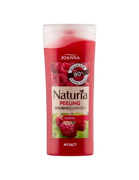 JOANNA NATURIA Peeling do ciała DROBNOZIARNISTY MALINA,100 g
