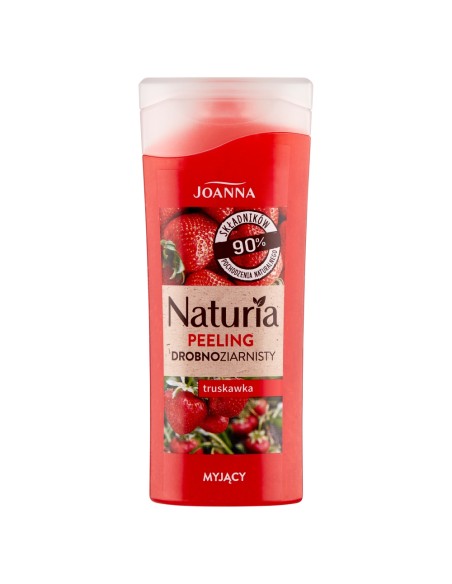 JOANNA NATURIA Peeling do ciała DROBNOZIARNISTY TRUSKAWKA, 100 g