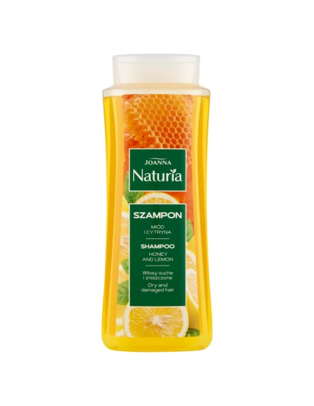 JOANNA NATURIA Szampon do włosów MIÓD & CYTRYNA, 500 ml 