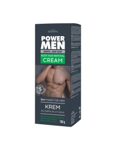 JOANNA POWER MEN Krem do depilacji ciała KONOPIE, 150 g