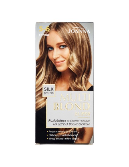 JOANNA MULTI BLOND SUPER Rozjaśniacz do pasemek i balejażu 5-6 tonów