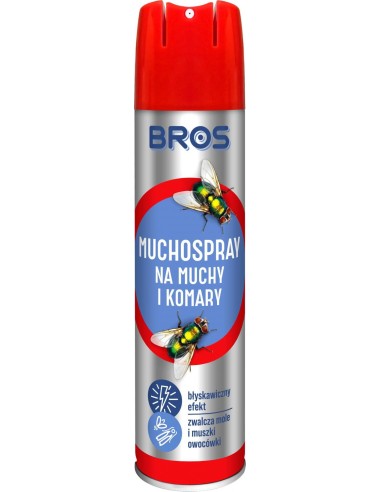 BROS Preparat na muchy i komary MUCHOSPRAY, 400 ml