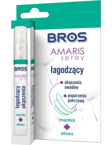 BROS AMARIS Spray łagodzący ukąszenia, 8 ml