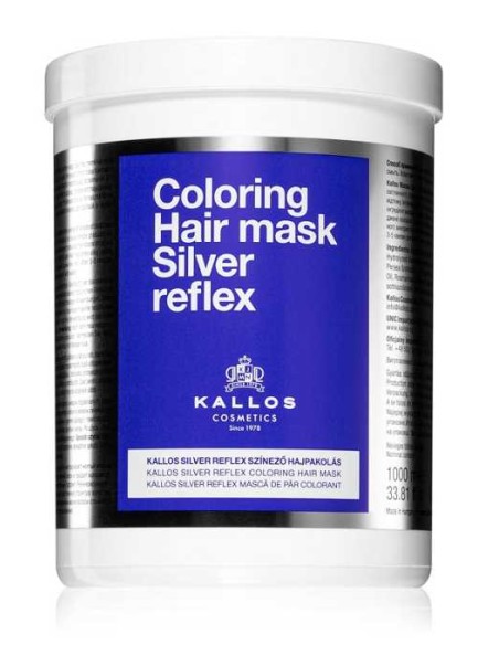 KALLOS Maska do włosów SILVER REFLEX, 1000 ml