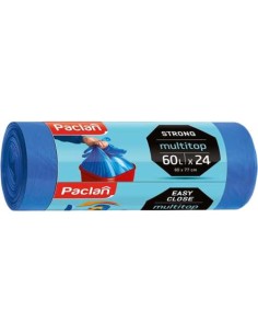 PACLAN Worki na śmieci MULTITOP 60 l, 24 szt