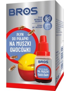 BROS Płyn do pułapki na muszki owocówki, 15 ml