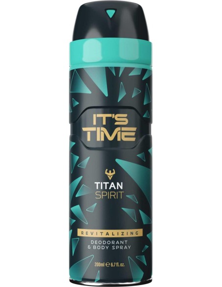 IT'S TIME Dezodorant do ciała spray TITAN SPIRIT, 200 ml